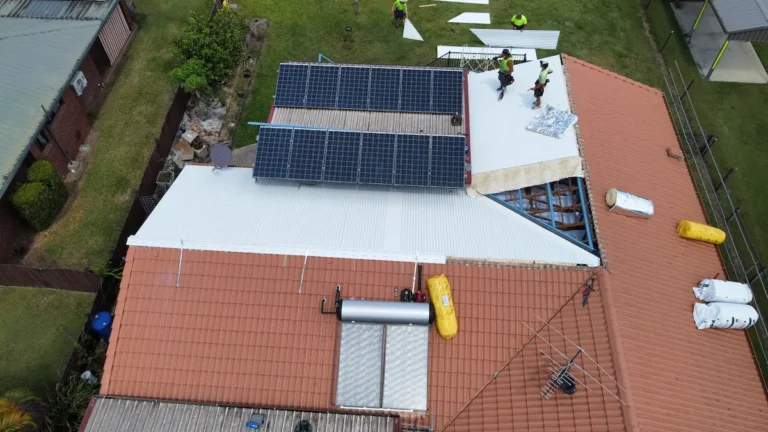 2 = middel of reroofing job