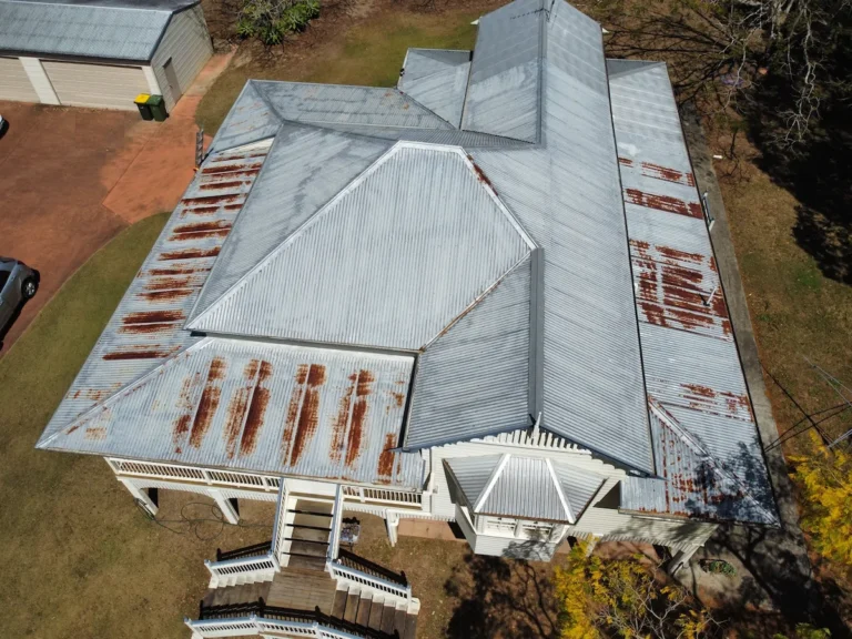 a= Prior to metal resto and reroof